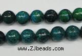 CCS403 15.5 inches 10mm round dyed chrysocolla gemstone beads