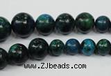 CCS410 15.5 inches 6mm - 14mm round dyed chrysocolla gemstone beads