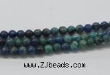 CCS50 16 inches 4mm round dyed chrysocolla gemstone beads wholesale