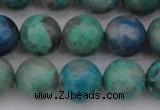 CCS514 15.5 inches 12mm round natural chrysocolla gemstone beads