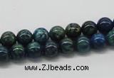 CCS52 16 inches 8mm round dyed chrysocolla gemstone beads wholesale