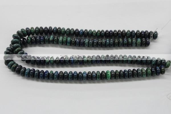 CCS53 16 inches 6*12mm rondelle dyed chrysocolla gemstone beads