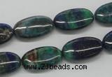 CCS60 16 inches 10*20mm oval dyed chrysocolla gemstone beads