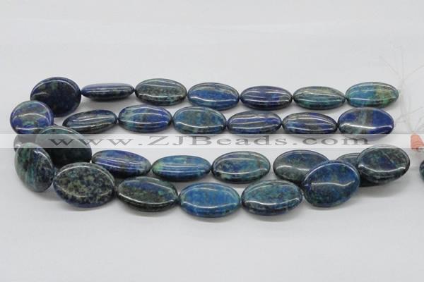 CCS61 16 inches 22*30mm oval dyed chrysocolla gemstone beads