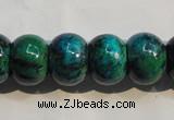 CCS618 15.5 inches 12*16mm rondelle dyed chrysocolla gemstone beads