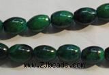 CCS630 15.5 inches 8*12mm rice dyed chrysocolla gemstone beads