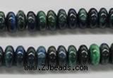 CCS74 15.5 inches 6*10mm rondelle dyed chrysocolla gemstone beads