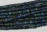 CCS75 15.5 inches 2*4mm heishi dyed chrysocolla gemstone beads