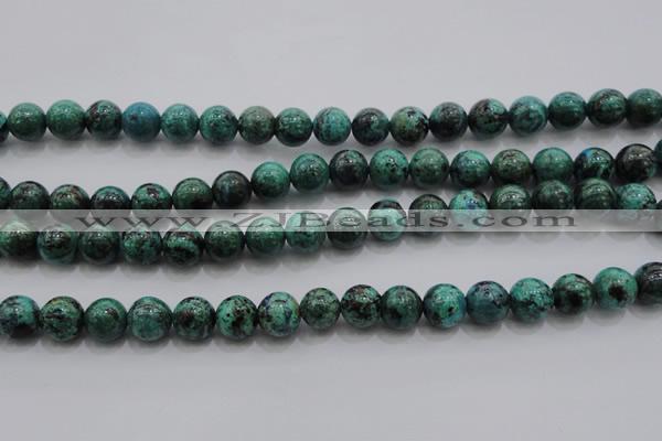 CCS801 15.5 inches 6mm round natural Chinese chrysocolla beads