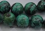 CCS803 15.5 inches 10mm round natural Chinese chrysocolla beads