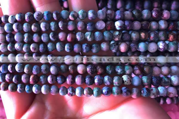 CCS852 15.5 inches 8mm round natural chrysocolla beads wholesale