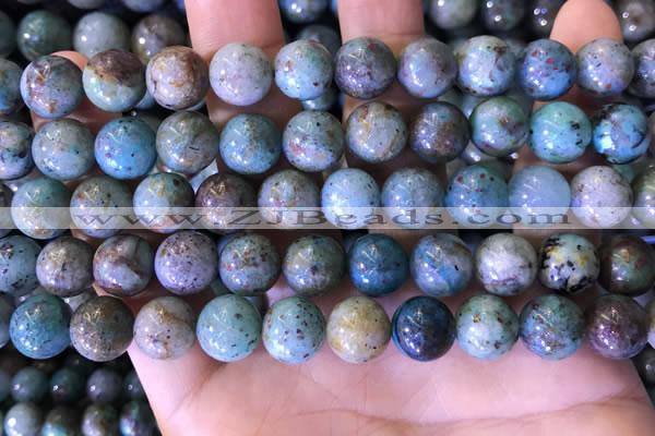 CCS890 15 inches 10mm round natural chrysocolla beads wholesale