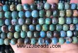 CCS894 15 inches 8mm round natural chrysocolla gemstone beads