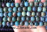 CCS896 15 inches 12mm round natural chrysocolla gemstone beads