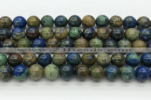 CCS910 15 inches 10mm round chrysocolla gemstone beads