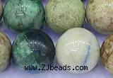 CCS929 15 inches 12mm round chrysocolla beads