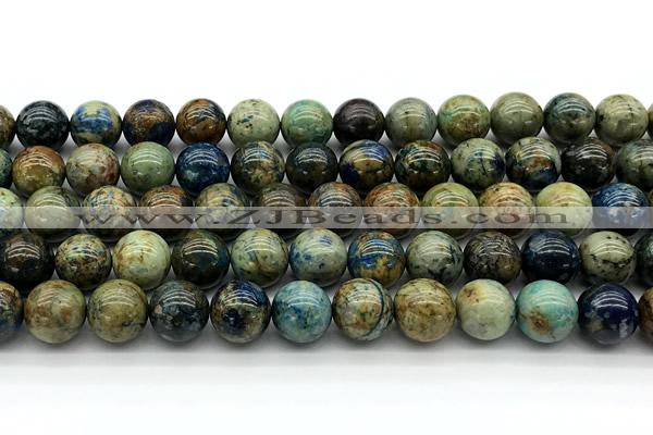 CCS937 15 inches 10mm round chrysocolla beads