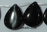 CCT1040 Top-drilled 21*29mm flat teardrop cats eye beads wholesale