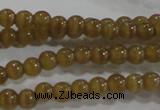 CCT1109 15 inches 2mm round tiny cats eye beads wholesale