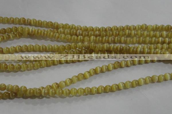 CCT1148 15 inches 3mm round tiny cats eye beads wholesale
