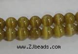 CCT1212 15 inches 4mm round cats eye beads wholesale