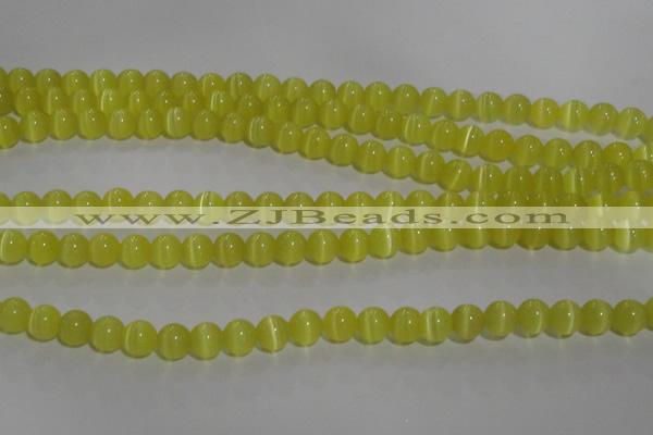 CCT1272 15 inches 5mm round cats eye beads wholesale