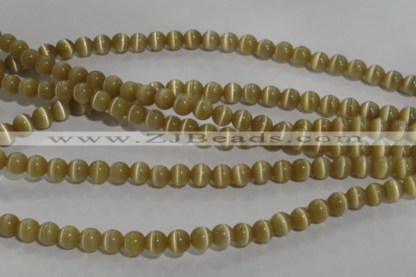 CCT1278 15 inches 5mm round cats eye beads wholesale