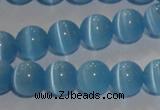CCT1299 15 inches 5.5mm round cats eye beads wholesale