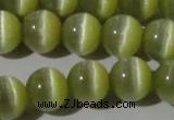 CCT1330 15 inches 6mm round cats eye beads wholesale