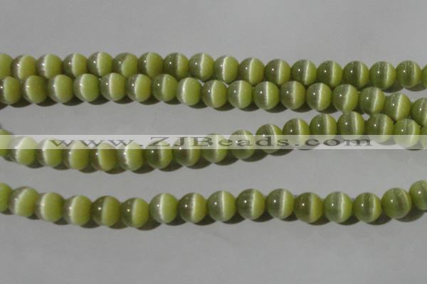 CCT1330 15 inches 6mm round cats eye beads wholesale