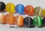 CCT1343 15 inches 6mm round cats eye beads wholesale