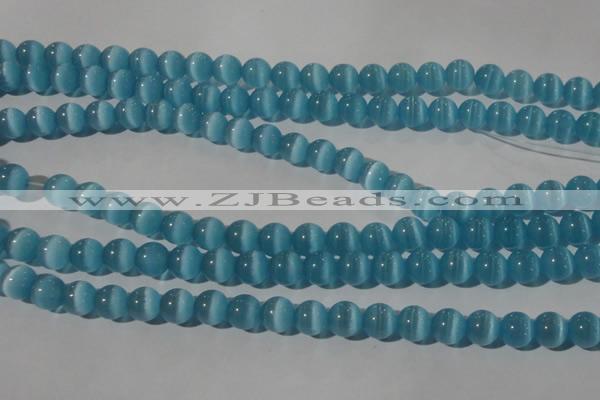 CCT1350 15 inches 6mm round cats eye beads wholesale