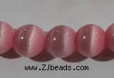 CCT1372 15 inches 7mm round cats eye beads wholesale
