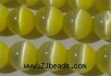 CCT1374 15 inches 7mm round cats eye beads wholesale