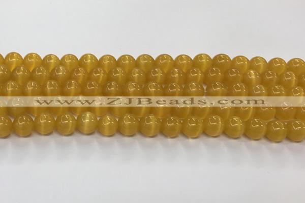 CCT1437 15 inches 8mm, 10mm, 12mm round cats eye beads