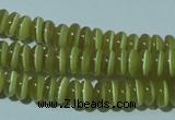 CCT211 15 inches 2*4mm rondelle cats eye beads wholesale