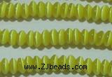 CCT213 15 inches 2*4mm rondelle cats eye beads wholesale