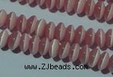 CCT214 15 inches 2*4mm rondelle cats eye beads wholesale