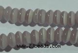 CCT233 15 inches 3*6mm rondelle cats eye beads wholesale