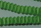 CCT243 15 inches 3*6mm rondelle cats eye beads wholesale