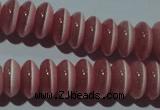 CCT261 15 inches 3*7mm rondelle cats eye beads wholesale