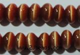 CCT282 15 inches 5*8mm rondelle cats eye beads wholesale