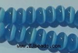 CCT285 15 inches 5*8mm rondelle cats eye beads wholesale