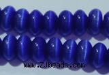 CCT288 15 inches 5*8mm rondelle cats eye beads wholesale