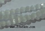CCT301 15 inches 4mm faceted round cats eye beads wholesale