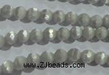 CCT302 15 inches 4mm faceted round cats eye beads wholesale