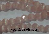 CCT304 15 inches 4mm faceted round cats eye beads wholesale