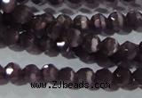 CCT313 15 inches 4mm faceted round cats eye beads wholesale