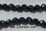 CCT329 15 inches 4mm faceted round cats eye beads wholesale