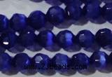 CCT364 15 inches 6mm faceted round cats eye beads wholesale